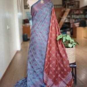 Ruti Kantha on Tussar Silk - (RKTS0001)