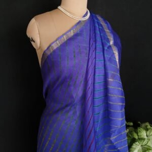 Hand tie-dye Leheriya on Kota Silk (HTKS0073)