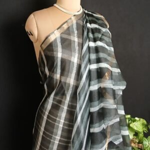 Hand tie-dye Leheriya on Kota Silk (HTKS0056)