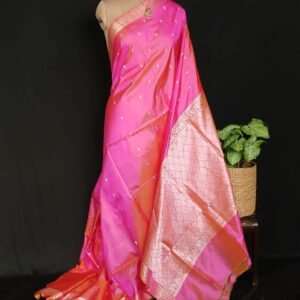 Banarasi No Zari Katan Silk Saree – (NZSS0026)