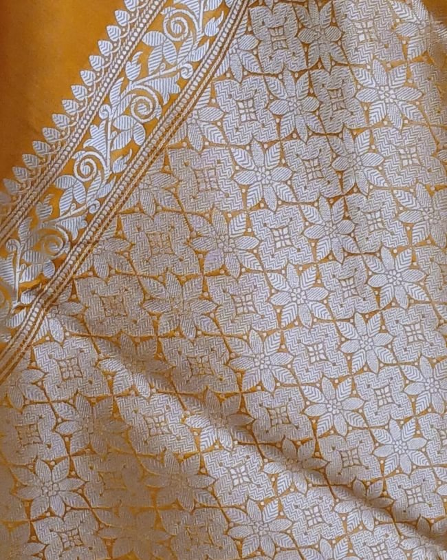 Banarasi No Zari Katan Silk Saree – (NZSS0027) - Image 3