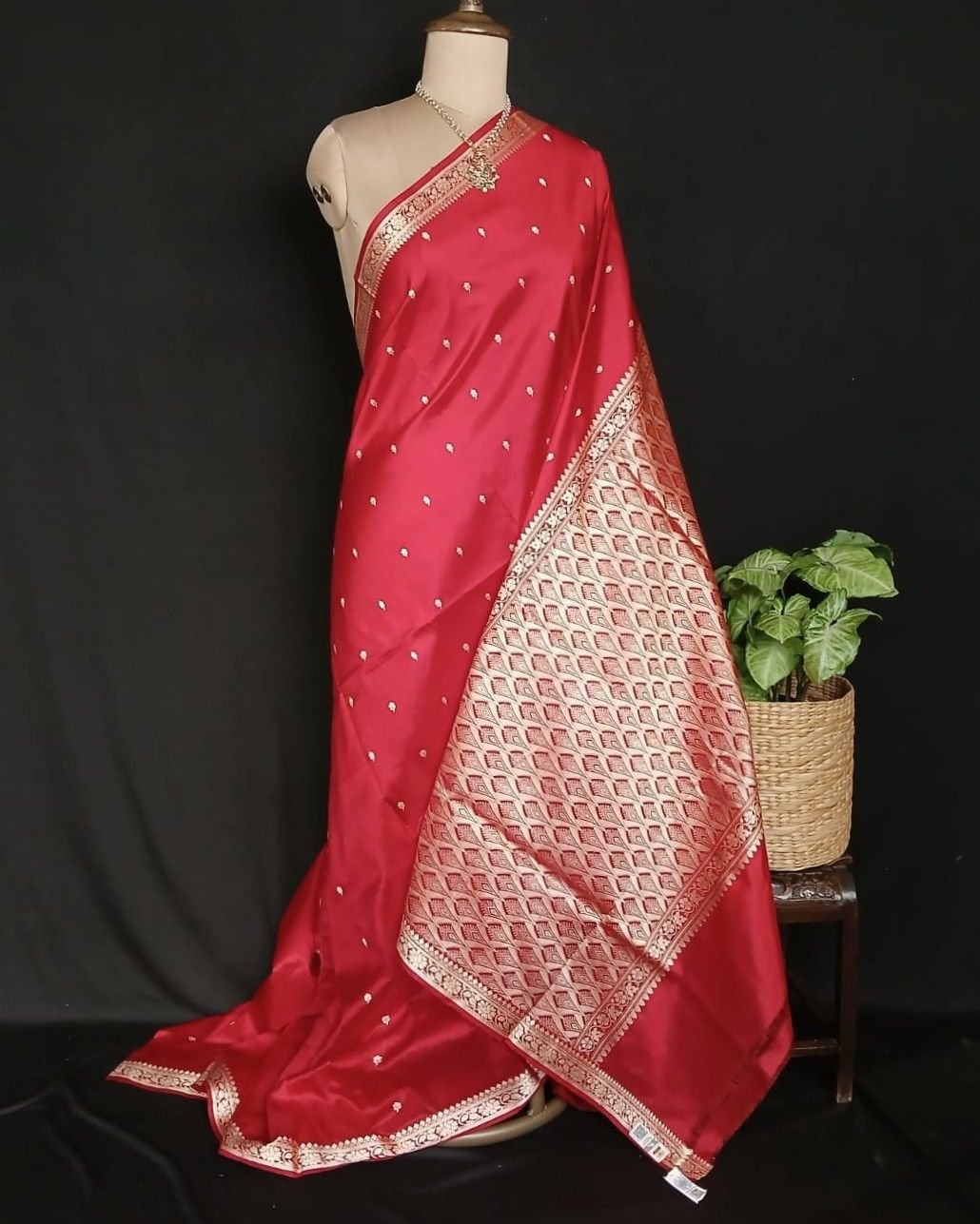 Banarasi No Zari Katan Silk Saree – (NZSS0025)