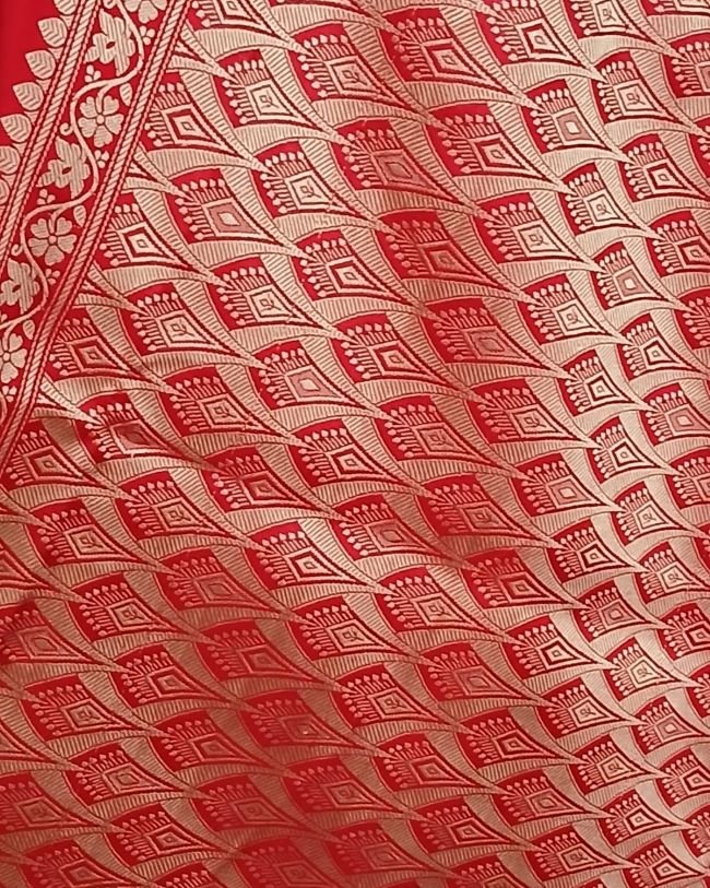 Banarasi No Zari Katan Silk Saree – (NZSS0025) - Image 4