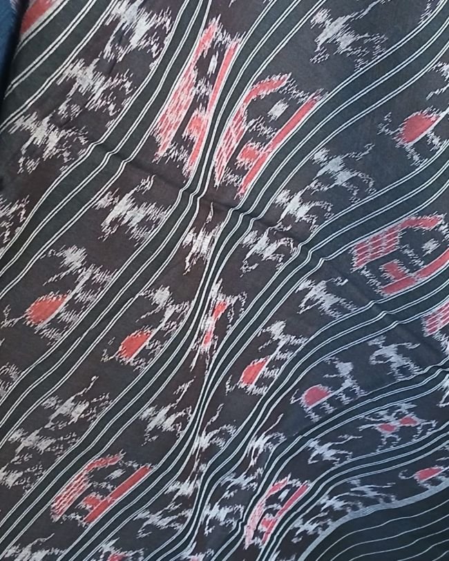 Nuapatna Single Ikat Saree - (NSIS0016) - Image 5