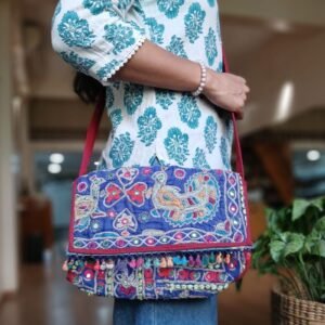 Embroidered Sling Bag from Kutch - (ESBK0001)