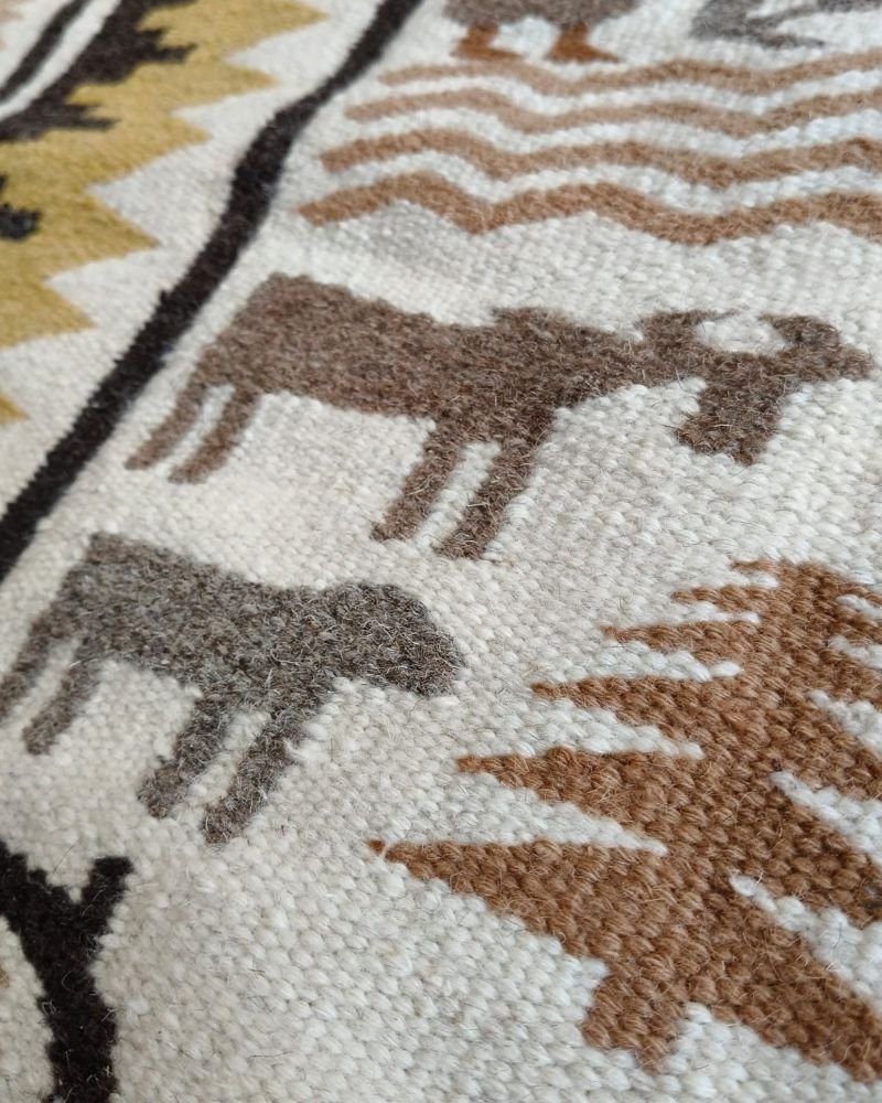 Kharad Dhurrie from Kutch with Desert Lifestyle Storytelling - (KDKM0002) - Image 5