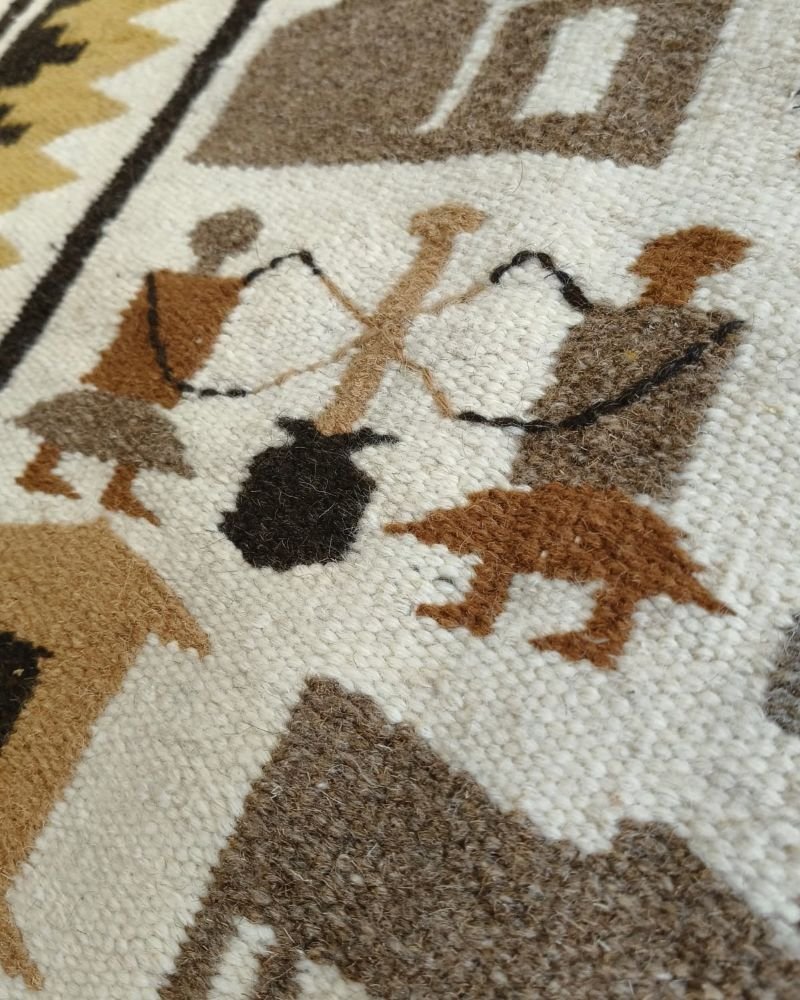 Kharad Dhurrie from Kutch with Desert Lifestyle Storytelling - (KDKM0002) - Image 3