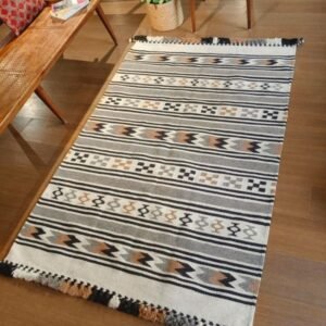 Kharad Dhurrie from Kutch with Geometric Motifs- (KDKM0001)