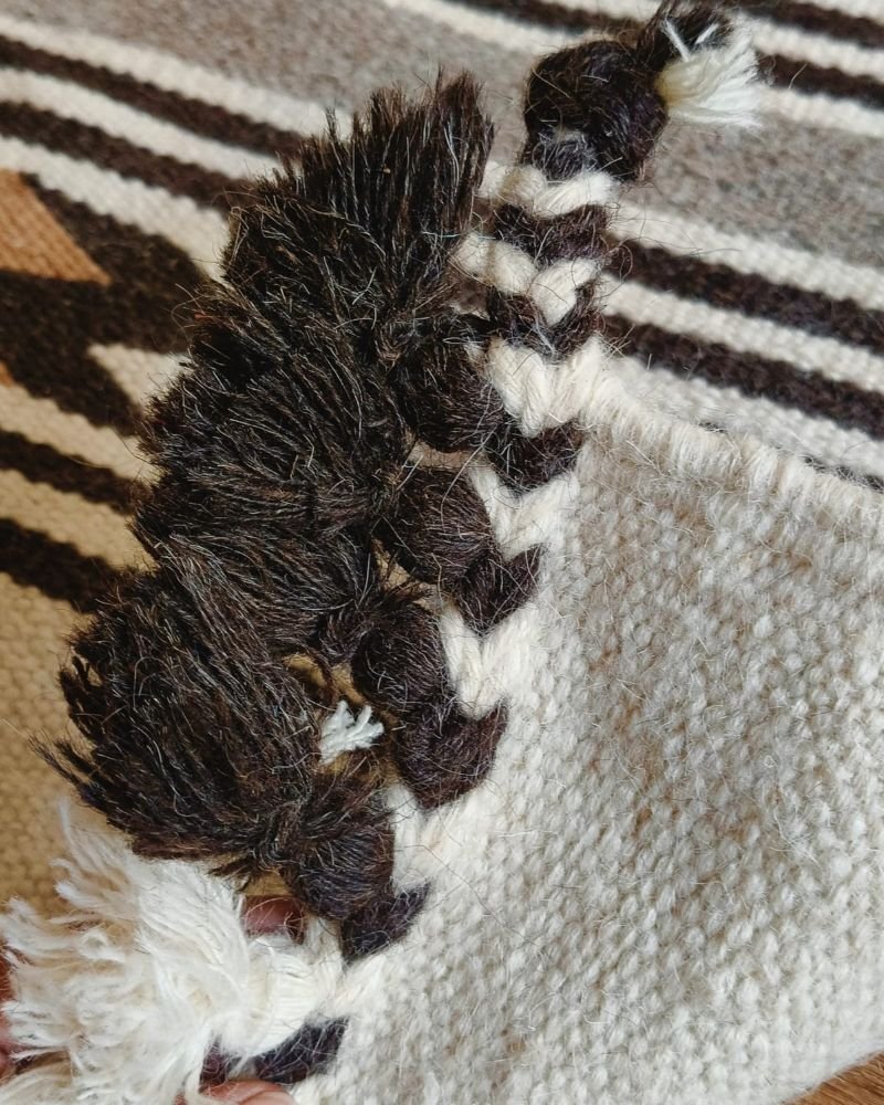 Kharad Dhurrie from Kutch with Geometric Motifs- (KDKM0001) - Image 6