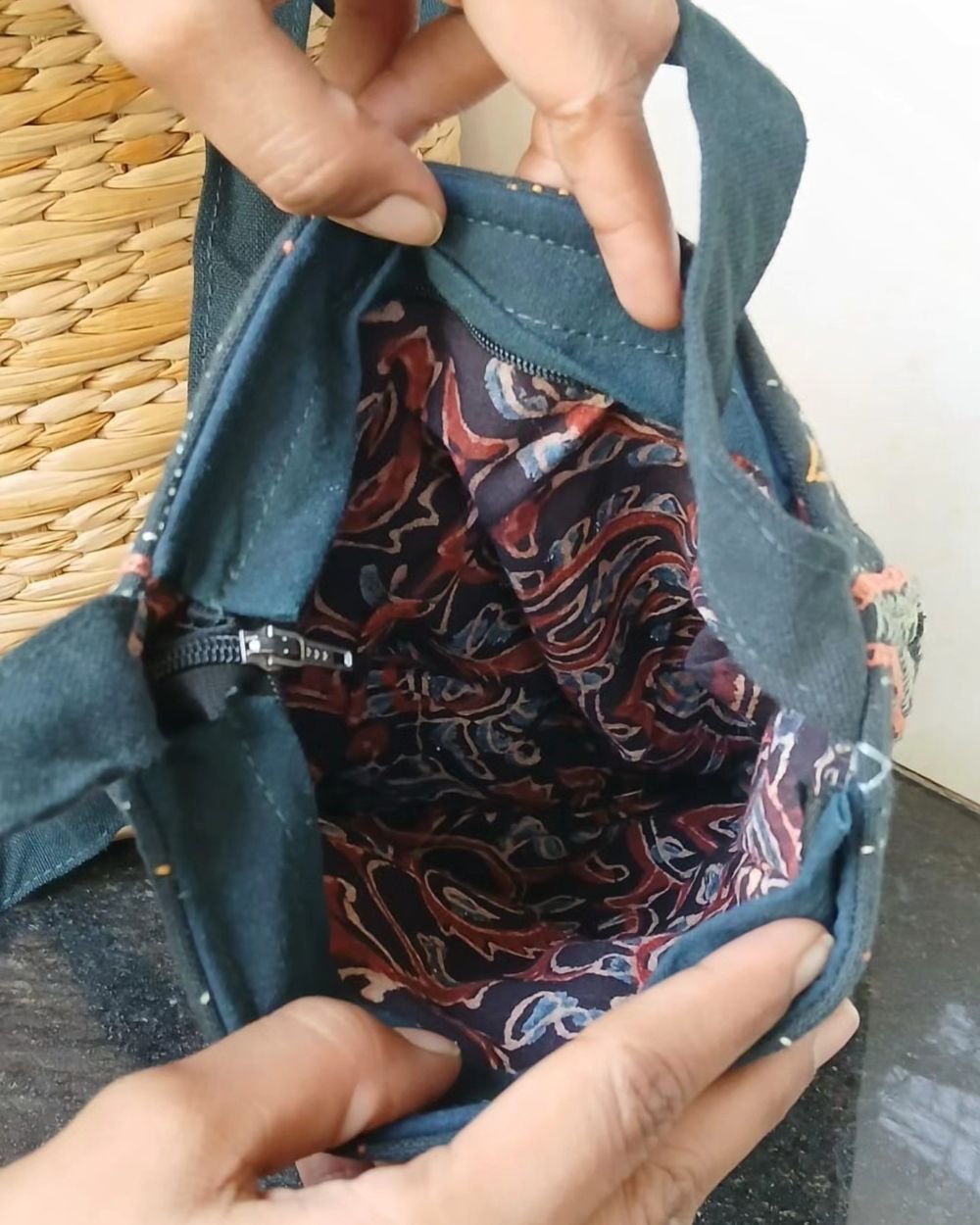 Dhebariya Rabari Embroidered Sling Bag – (DREB0004) - Image 3