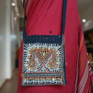 Dhebariya Rabari Embroidered Sling Bag – (DREB0005)