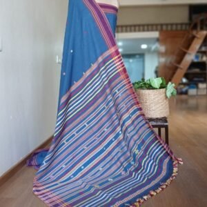 Bhujodi Saree handwoven in Kala Cotton – (BHUJ1049)