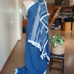 Bhujodi Saree handwoven in Kala Cotton – (BHUJ1036)