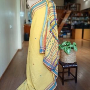 Bhujodi Saree handwoven in Kala Cotton – (BHUJ1037)