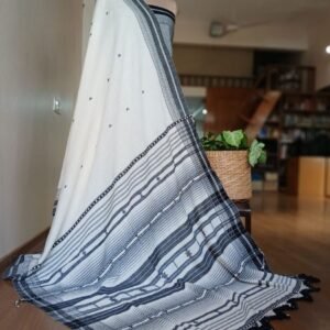 Bhujodi Saree handwoven in Kala Cotton – (BHUJ1050)