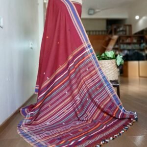 Bhujodi Saree handwoven in Kala Cotton – (BHUJ1053)