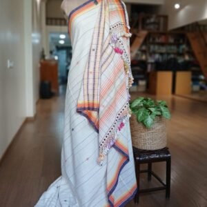 Bhujodi Saree handwoven in Kala Cotton – (BHUJ1039)