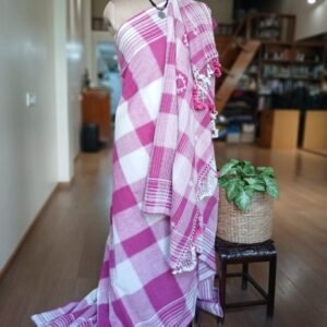 Bhujodi Saree handwoven in Kala Cotton – (BHUJ1040)