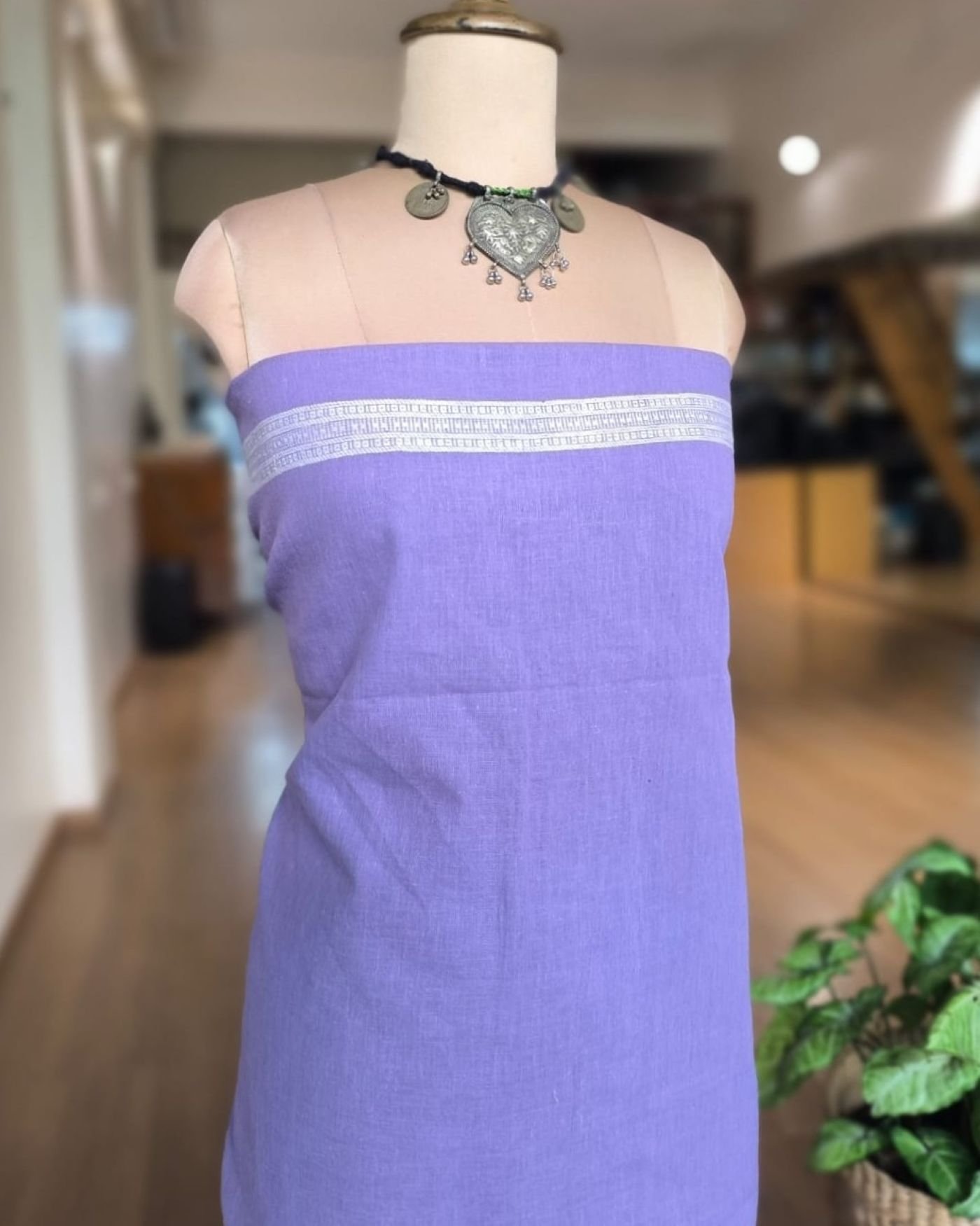 Bhujodi Saree handwoven in Kala Cotton – (BHUJ1035) - Image 7