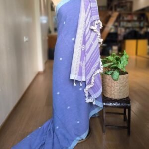 Bhujodi Saree handwoven in Kala Cotton – (BHUJ1035)