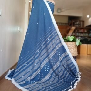 Bhujodi Saree handwoven in Kala Cotton – (BHUJ1054)