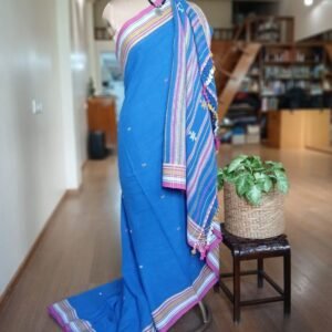 Bhujodi Saree handwoven in Kala Cotton – (BHUJ1045)