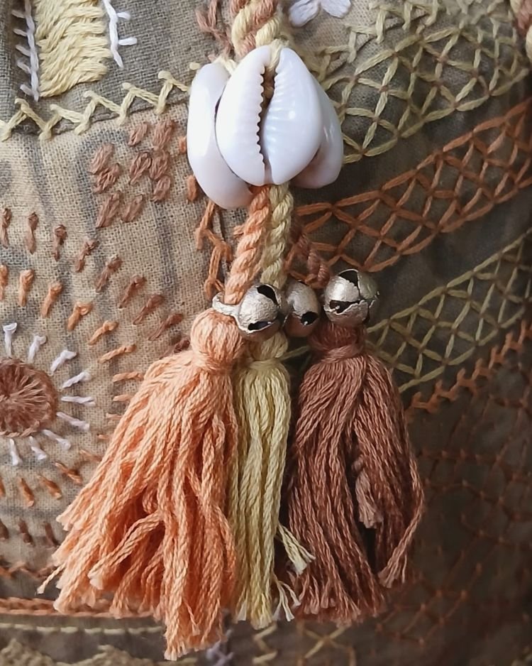 Patchwork Embroidered Drawstring Bag - (PEDB0016) - Image 5