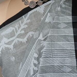 Soft Cotton Jamdani Handweave from Phulia  – (JCHS1015)