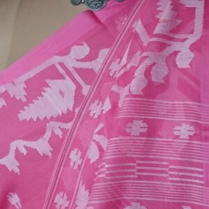 Soft Cotton Jamdani Handweave from Phulia  – (JCHS1018)
