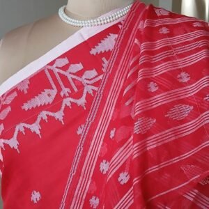 Soft Cotton Jamdani Handweave from Phulia  – (JCHS1011)