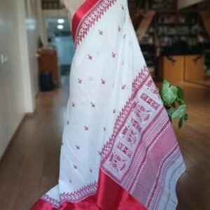 Cotton Kantha Saree from Santiniketan – (KNCS1074)