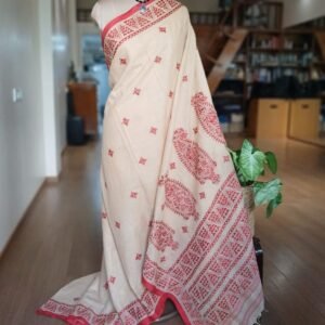 Kantha Hand Embroidery on Begumpuri Cotton  – (KNCS1073)