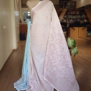 Cotton Kantha Saree from Santiniketan – (KNCS1071)