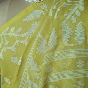 Soft Cotton Jamdani Handweave from Phulia  – (JCHS1014)