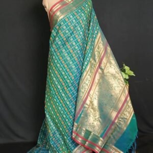 Silk-Cotton Kanchi Handweave with Zari - (SCHZ0023)