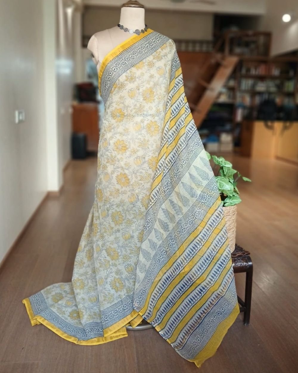 Kota Doria Cotton Saree – (KDCS1053) - Image 2