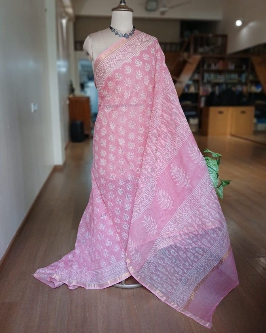 Kota Doria Cotton Saree – (KDCS1044) - Image 2