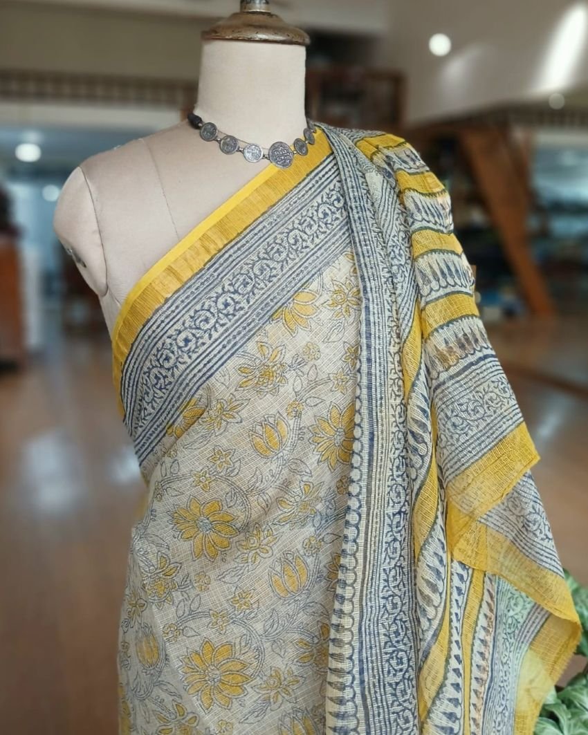 Kota Doria Cotton Saree – (KDCS1053) - Image 5