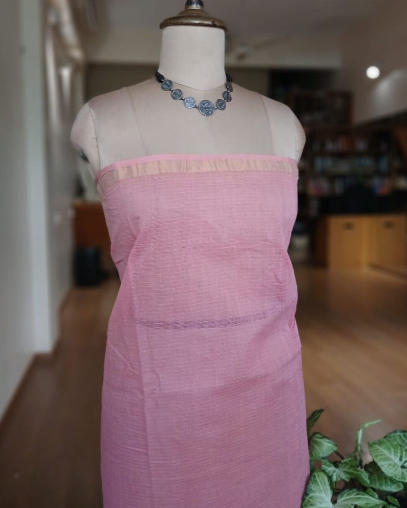 Kota Doria Cotton Saree – (KDCS1044) - Image 7