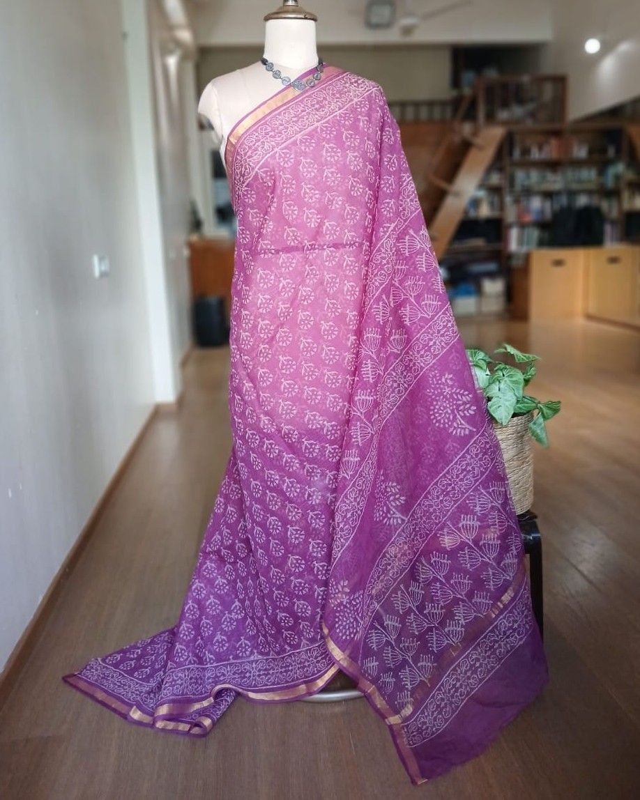 Kota Doria Cotton Saree – (KDCS1052) - Image 2