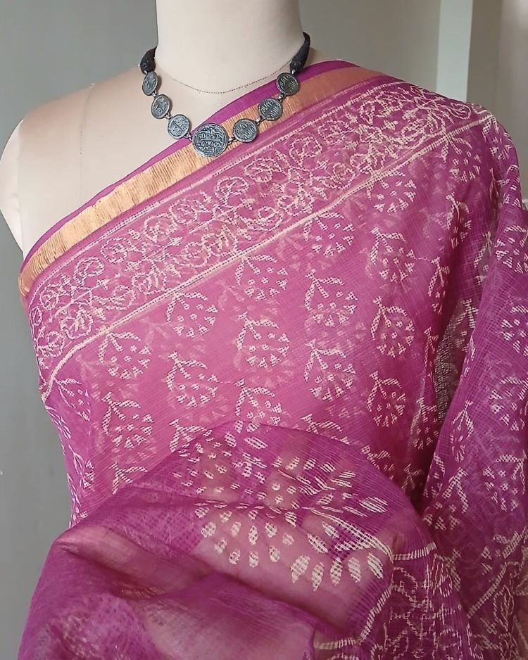 Kota Doria Cotton Saree – (KDCS1052)