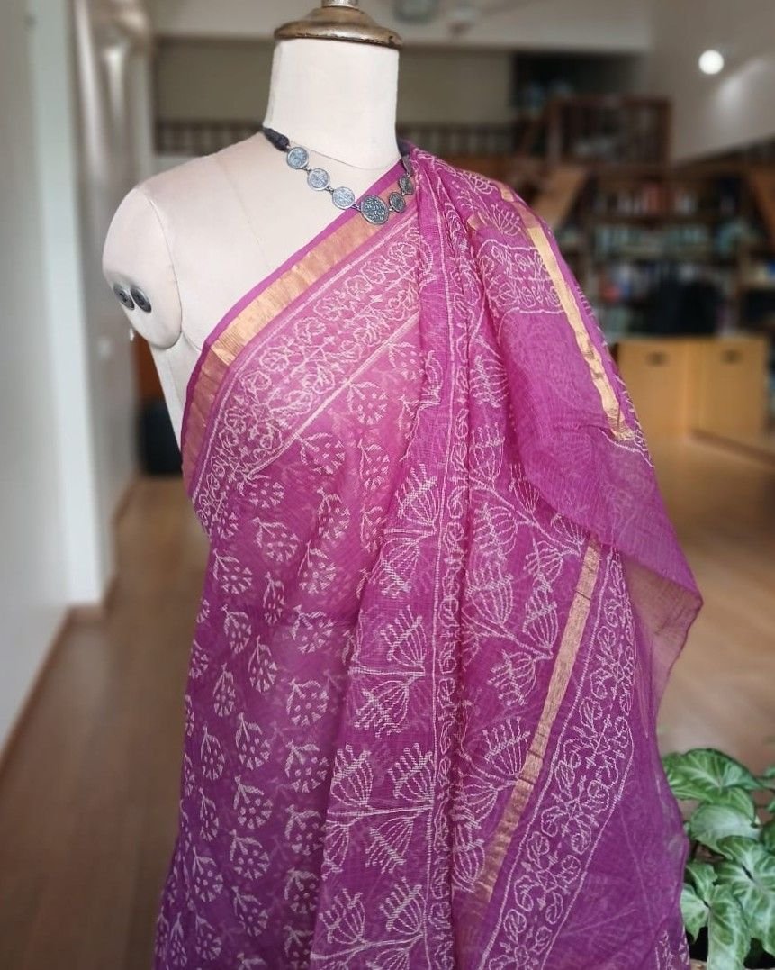 Kota Doria Cotton Saree – (KDCS1052) - Image 5