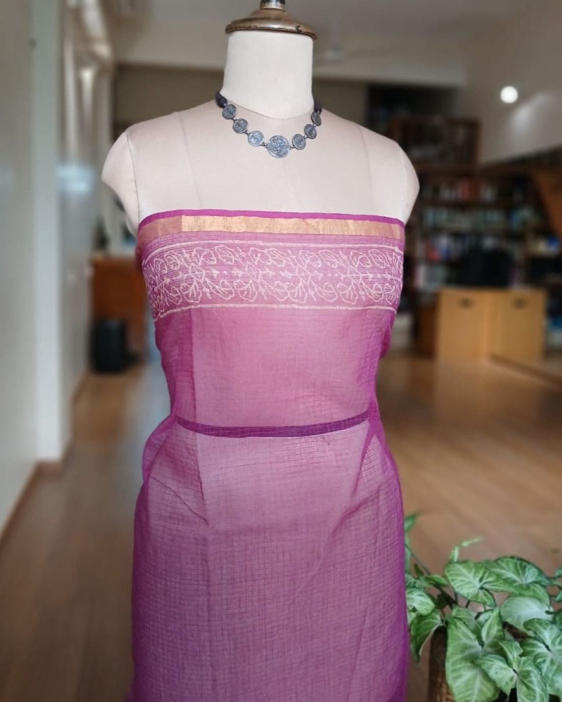 Kota Doria Cotton Saree – (KDCS1052) - Image 7