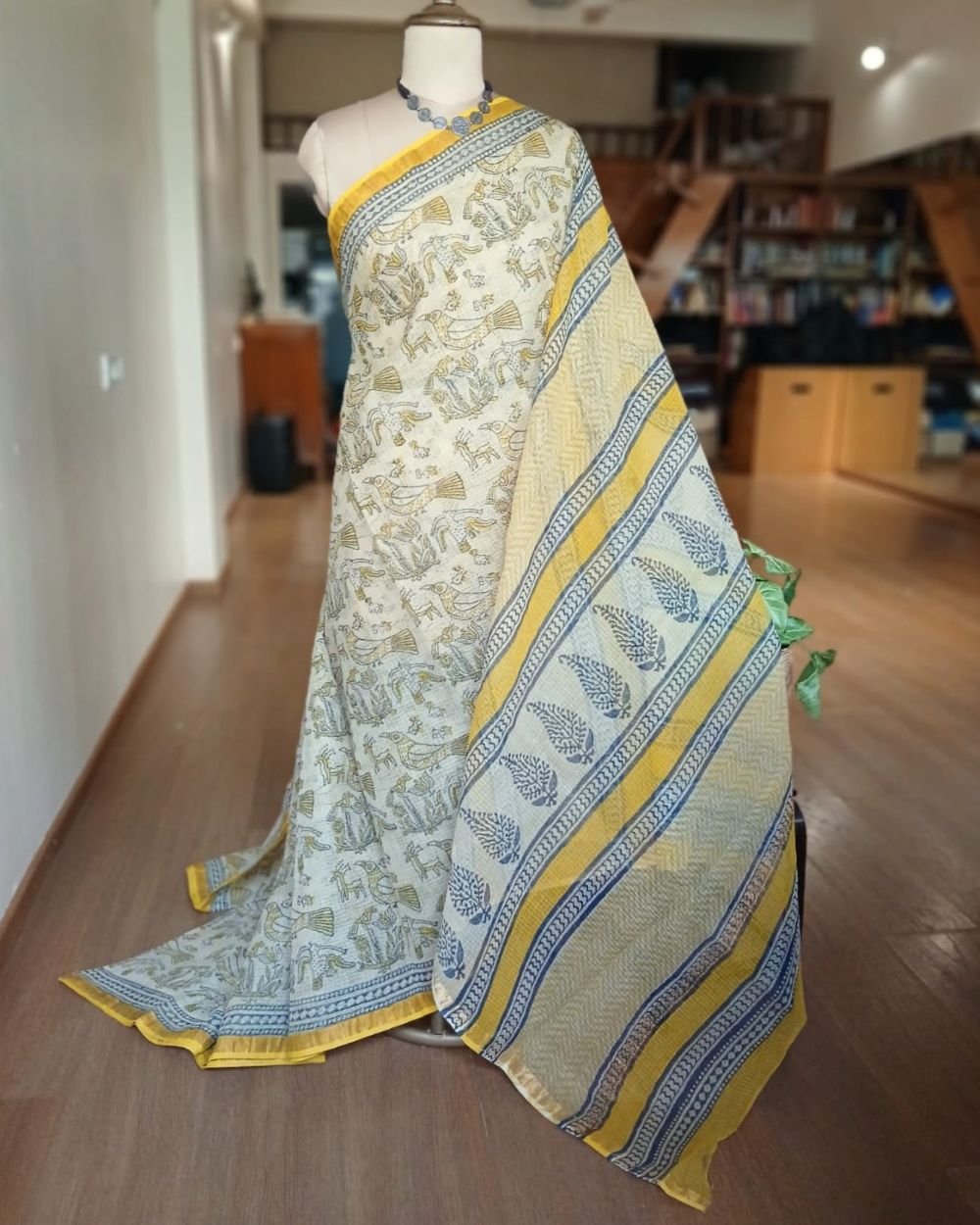 Kota Doria Cotton Saree – (KDCS1045) - Image 2