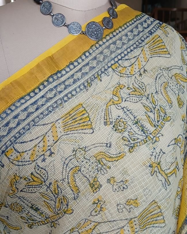 Kota Doria Cotton Saree – (KDCS1045) - Image 4