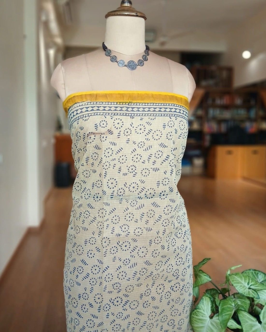 Kota Doria Cotton Saree – (KDCS1045) - Image 7