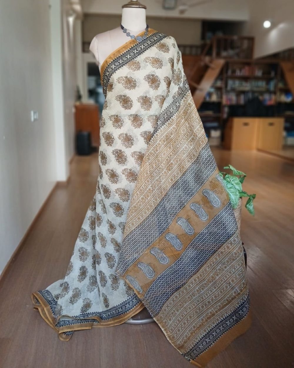 Kota Doria Cotton Saree – (KDCS1046) - Image 2