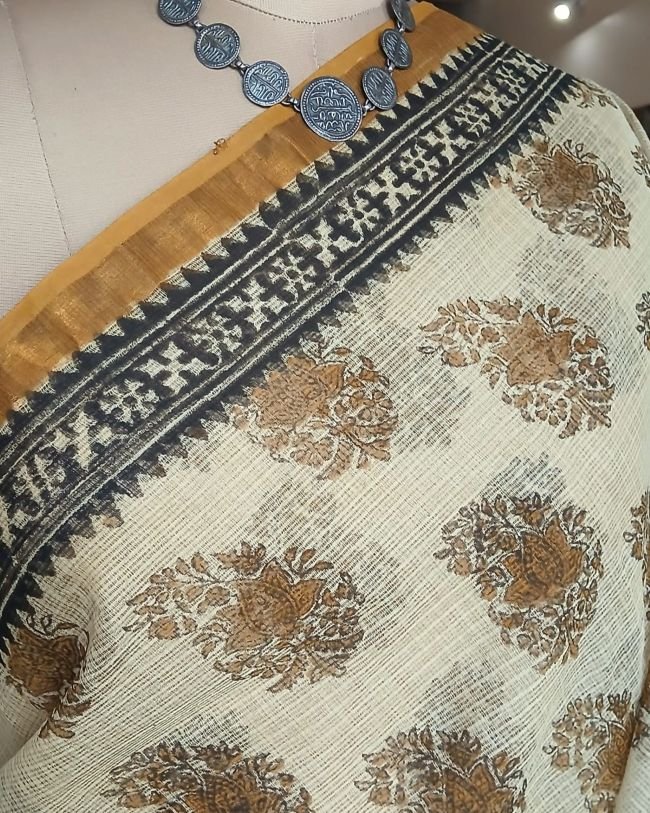 Kota Doria Cotton Saree – (KDCS1046) - Image 4