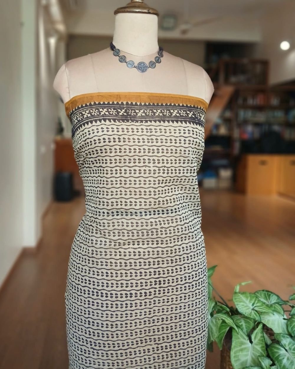 Kota Doria Cotton Saree – (KDCS1046) - Image 7