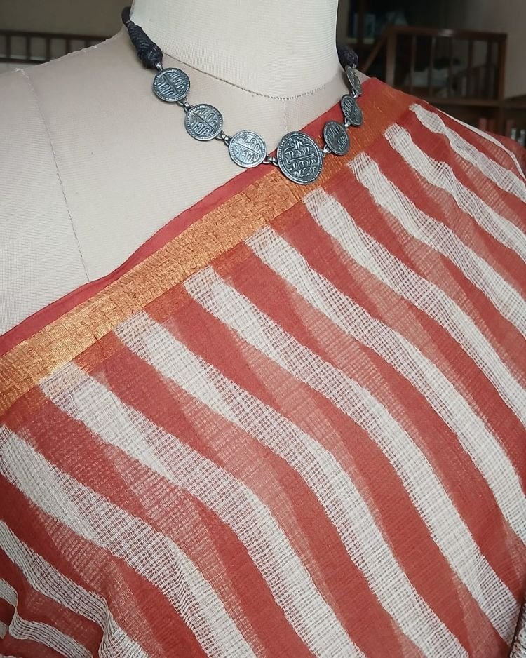 Kota Doria Cotton Saree – (KDCS1048) - Image 4